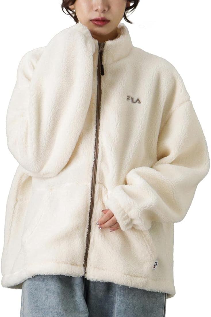 値引きする T.japan アイボリー ボアジャケット T.japan アイボリー